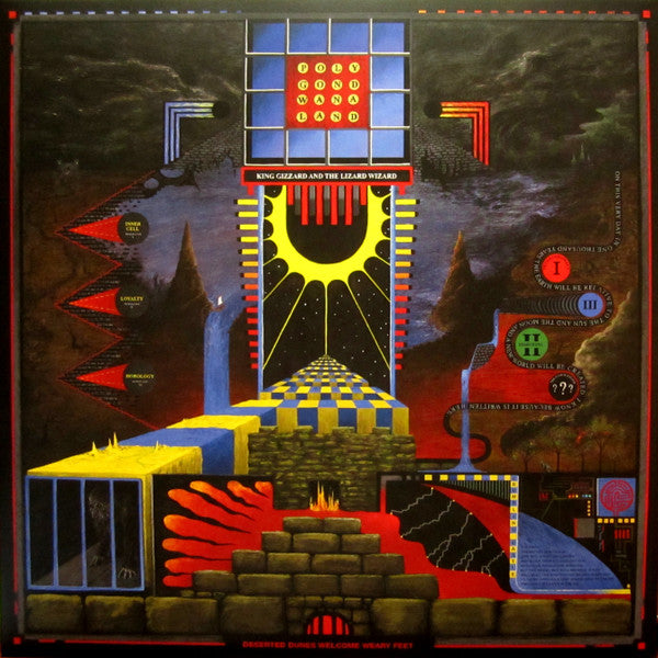 KING GIZZARD & THE LIZARD WIZARD - POLYGONDWANALAND : 4-WAY SPLIT COLOUR - LP