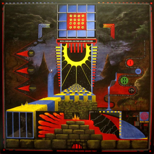 KING GIZZARD & THE LIZARD WIZARD - POLYGONDWANALAND : 4-WAY SPLIT COLOUR - LP