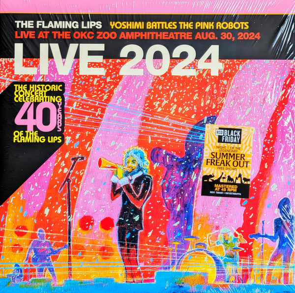 FLAMING LIPS - YOSHIMI BATTLES ... : LIVE (YELLOW 2LP) - LP