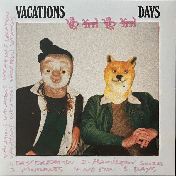 VACATIONS - DAYS / VIBES : DOUBLE MINT & BABY PINK - LP