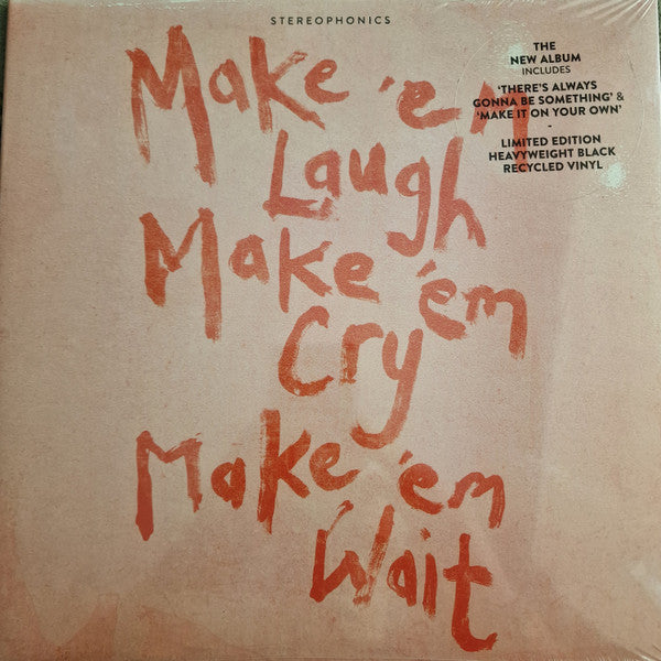 STEREOPHONICS - MAKE 'EM LAUGH MAKE 'EM CRY MAKE 'EM... - LP