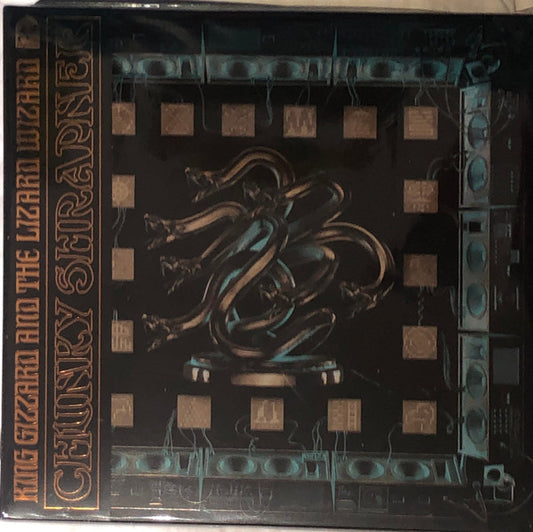 KING GIZZARD & THE LIZARD WIZARD - CHUNKY SHRAPNEL : GOLD + BLACK SPLATTER - LP