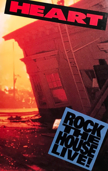 HEART - ROCK THE HOUSE LIVE ! (CASSETTE) - CS