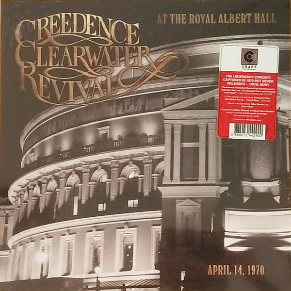 CREEDENCE CLEARWATER REVIVAL - AT THE ROYAL ALBERT HALL : GREEN/BLACK - LP