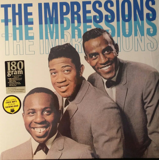 IMPRESSIONS - IMPRESSIONS  (1963) + 2 : 180 GRAM VINYL - LP