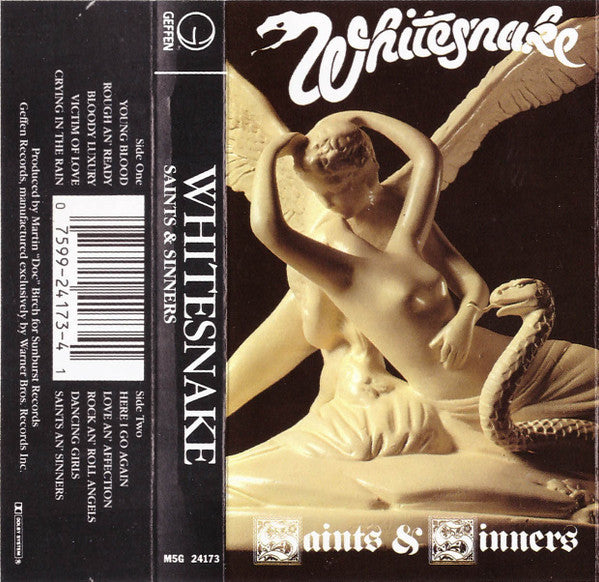 WHITESNAKE - SAINTS & SINNERS (CASSETTE) - CS