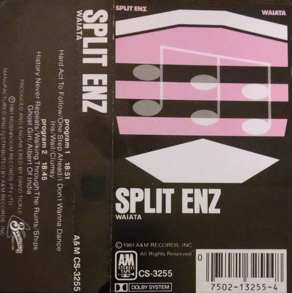 SPLIT ENZ - WAIATA (CASSETTE) - CS