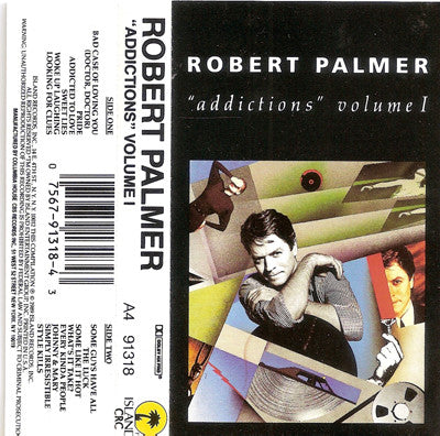 PALMER, ROBERT - ADDICTIONS : VOLUME 1 (CASSETTE) - CS