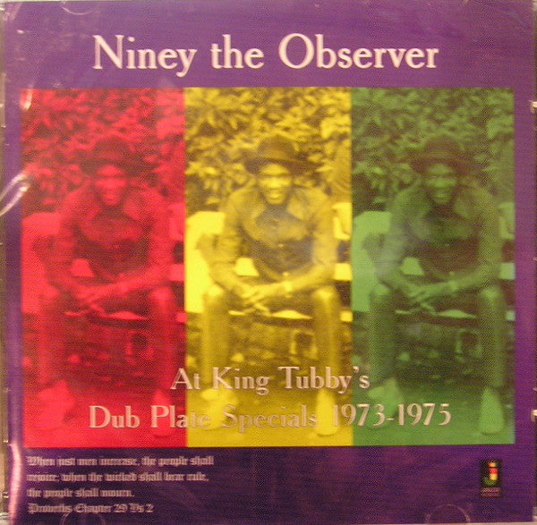 NINEY THE OBSERVER - AT KING TUBBY'S DUB PLATE SPECIALS - CD