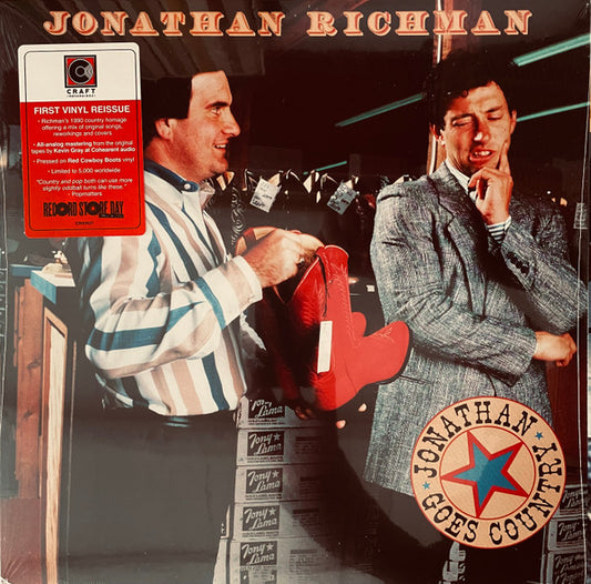 RICHMAN, JONATHAN - JONATHAN GOES COUNTRY: RED VINYL - LP