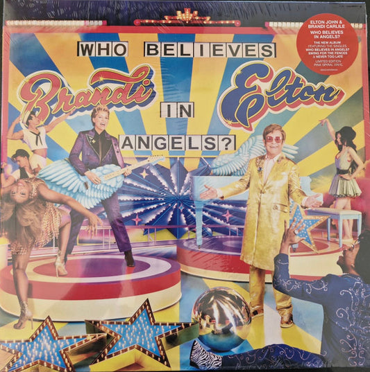 JOHN, ELTON / BRANDI CARLILE - WHO BELIEVES IN ANGELS? : SPIRAL VINYL - LP