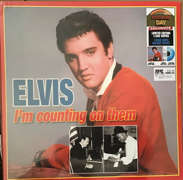 PRESLEY, ELVIS - I'M COUNTING ON THEM: BLUE GALAXY - LP