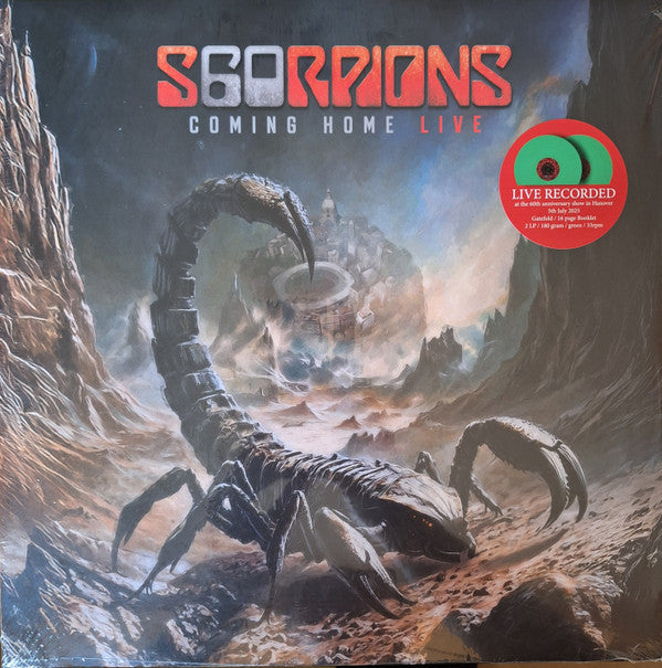 SCORPIONS - COMING HOME : LIVE (GREEN 2LP SET) - LP