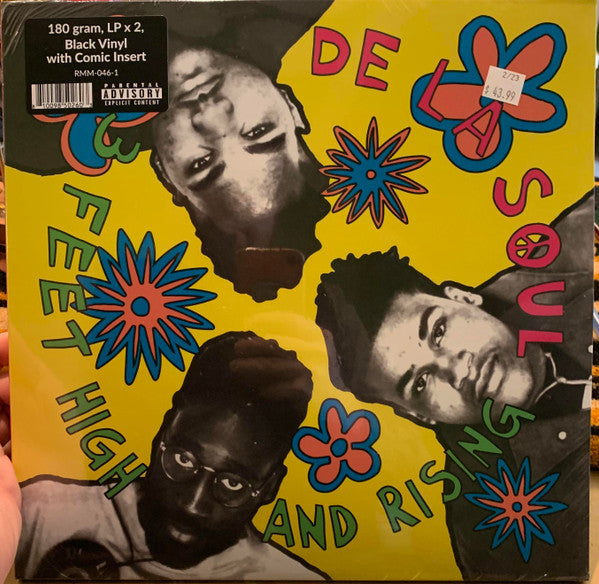 DE LA SOUL - 3 FEET HIGH & RISING : BLACK 2LP SET - LP
