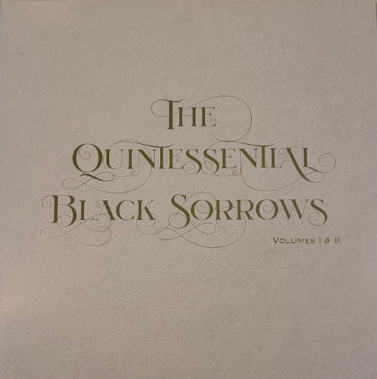 BLACK SORROWS - QUINTESSENTIAL BLACK SORROWS (2LP) - LP