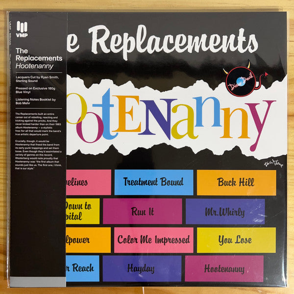 REPLACEMENTS - HOOTENANNY : BLUE VINYL - LP