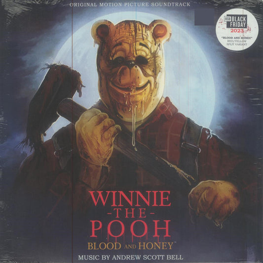 WINNIE THE POOH: BLOOD & HONEY - SOUNDTRACK: RED/YELLOW SPLIT - LP