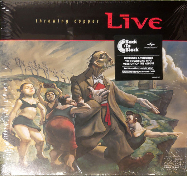 LIVE - THROWING COPPER + 3 : 2LP SET REMASTER - LP