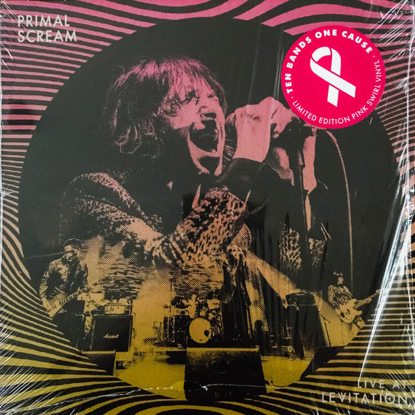 PRIMAL SCREAM - LIVE AT LEVITATION : PINK WITH SPLATTER - LP