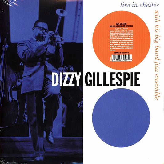GILLESPIE, DIZZY - LIVE IN CHESTER 1957: 2LP BLUE/ORANGE - LP
