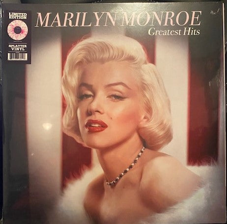 MONROE, MARILYN - GREATEST HITS: PINK/WHITE SPLATTER - LP