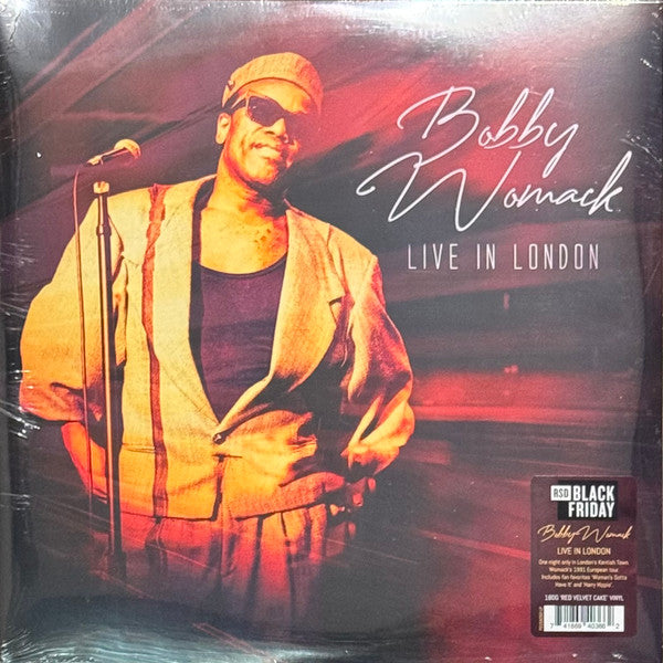 WOMACK, BOBBY - LIVE IN LONDON: 2LP RED - LP