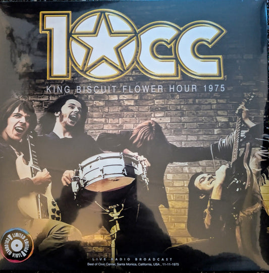 10CC - KING BISCUIT FLOWER HOUR 1975 (ORANGE) - LP