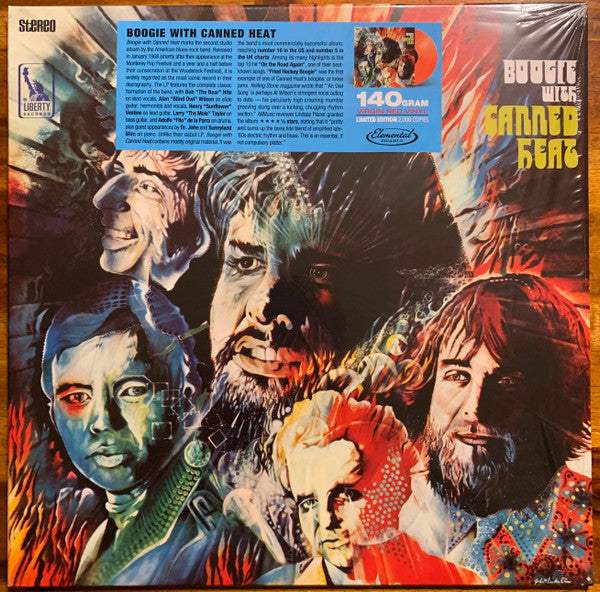 CANNED HEAT - BOOGIE WITH CANNED HEAT : RED VINYL - LP
