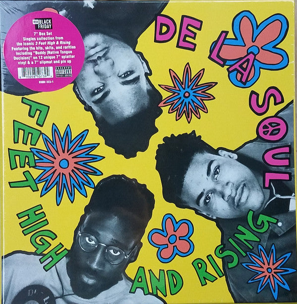 DE LA SOUL - 3 FEET HIGH & RISING: 12 X 7" SPLATTER - 7