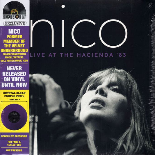 NICO - LIVE AT THE HACIENDA '83: PURPLE - LP
