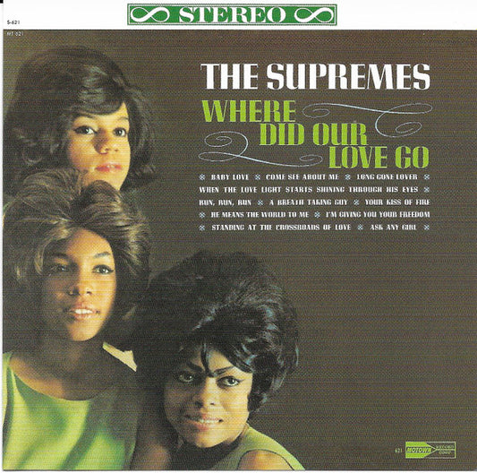 SUPREMES - WHERE DID OUR LOVE GO : 2019 REISSUE - CD