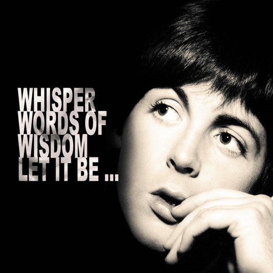 BEATLES - WHISPER WORDS OF WISDOM : CLEAR VINYL - LP