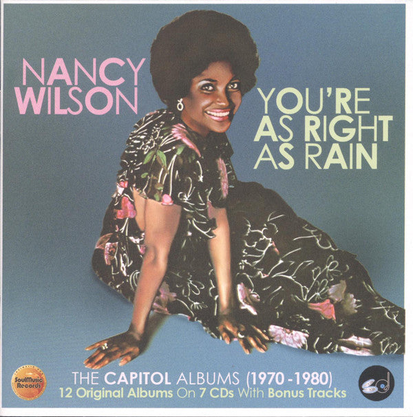 WILSON, NANCY - YOU'RE AS RIGHT AS RAIN: CAPITOL ALBUMS - CD
