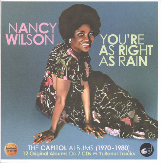 WILSON, NANCY - YOU'RE AS RIGHT AS RAIN: CAPITOL ALBUMS - CD