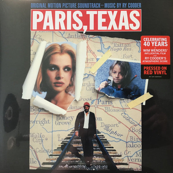 COODER, RY - PARIS TEXAS : SOUNDTRACK (RED VINYL) - LP