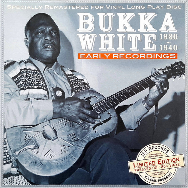 WHITE, BUKKA - EARLY RECORDINGS 1930-1940 - LP