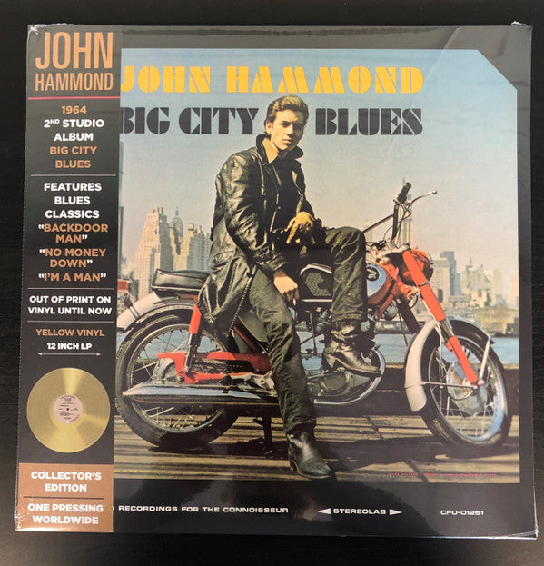 HAMMOND, JOHN - BIG CITY BLUES : YELLOW VINYL - LP