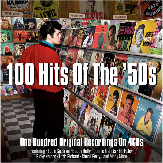 VARIOUS - 100 HITS OF THE '50S: 4CD SET - CD