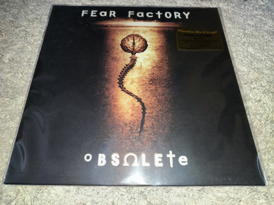 FEAR FACTORY - OBSOLETE : CRYSTAL CLEAR & BLACK MARBLED - LP