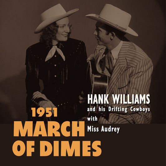 WILLIAMS, HANK - MARCH OF DIMES : RED VINYL - 10