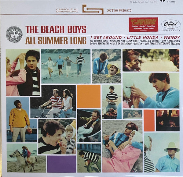 BEACH BOYS - ALL SUMMER LONG : ORANGE 60TH ANNIV. - LP