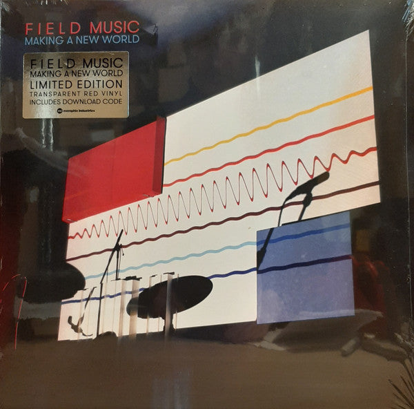 FIELD MUSIC - MAKING A NEW WORLD : RED + DOWNLOAD CODE - LP