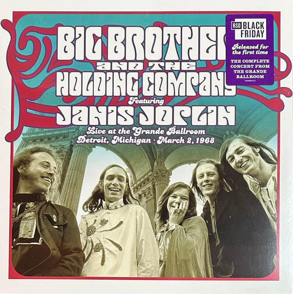 BIG BROTHER & THE HOLDING COMPANY - LIVE AT THE GRANDE BALLROOM DETROIT - LP