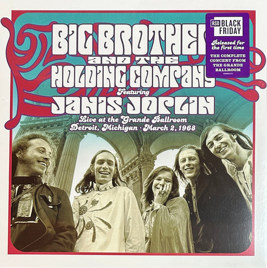 BIG BROTHER & THE HOLDING COMPANY - LIVE AT THE GRANDE BALLROOM DETROIT - LP