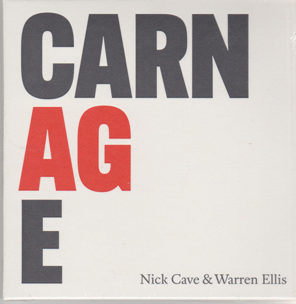 CAVE, NICK / WARREN ELLIS - CARNAGE - CD