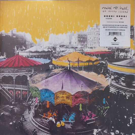 NEUTRAL MILK HOTEL - ON AVERY ISLAND : DELUXE EDITION (2LP) - LP