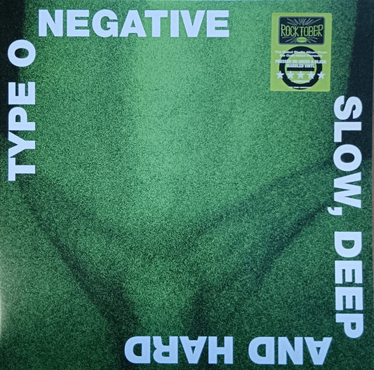 TYPE O NEGATIVE - SLOW DEEP & HARD : GREEN & BLACK MARBLE - LP