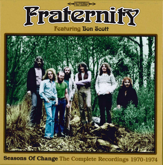 FRATERNITY - SEASONS OF CHANGE COMPLETE RECORDINGS - CD