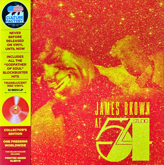 BROWN, JAMES - AT STUDIO 54 NEW YORK CITY : RED VINYL - LP