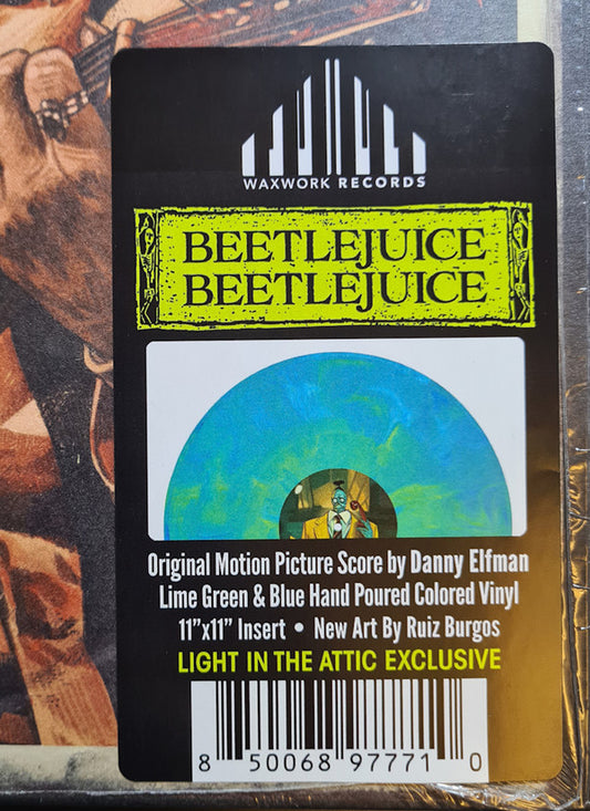 BEETLEJUICE BEETLEJUICE - SOUNDTRACK : SCORE (GREEN & BLUE) - LP
